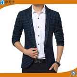 New Arrival Blazer Men Cotton Suit Jacket Slim Fit Blazers