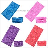 Factory OEM Produce Promotional Custom Paisley Polyester Multifunctional Elastic Headband