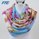 Women Elegant Lady Chiffon Scarf Georgette Shawls Scarves Silk Scarf