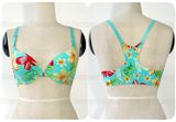 Printed Front Closure Bra