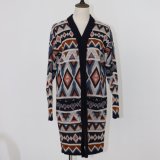Ladies' Colorful Cardigan with Lose Version and Soft Handfeel