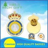 Alloy Die Casting Gift Badge with High Quality Imperial Crown