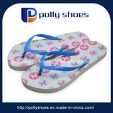 2017 New Design Custom Logo Women Make Rubber Slippers