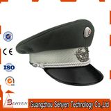 Customized Top Quality Military Brigadier Peaked Cap with White Piping