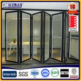 Aluminum Interior Folding Glass Door 2.0mm Thickness with Screen