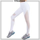 Fashionable Fitness Wear Women Yoga Pants Mesh Yoga Capri Pants