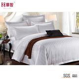 Sateen Stripe 3 Star Hotel Bedding Sets