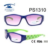 Vintage Blue Frame Colorful Kid Plastic Sunglasses (PS1310)