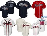 Customized Atlanta Braves Home Road Cool Base Baseball Jerseys