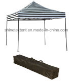 Black White Striped Folding Stall, E-Z up Instant Exhibition Tent