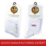 White Terry Sport Cotton Sock