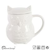 1000ml Ceramic Owl Pot with Lid