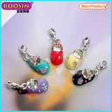 Wholesale Excellent Handemade Enamel Baby Shoe Charm