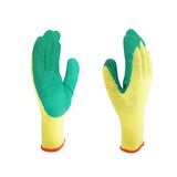 High Quality Green Crinkle Latex Gloves