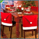 Santa Claus Christmas Decorative Red Chair Covers for Dining Table