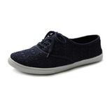 Wholesale Cheap Ladies Injection Casual Ladies Black Canvas Shoes