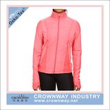 Women Dri Fit Sportswear Gym Fitness Jacket with Thumbhole