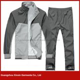 2017 Latest Design Nylon Grey Sport Track Suits Wear for Men (T69)