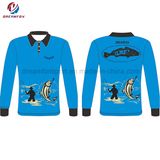 Manufacturer Sportwear Sublimated Fishing Jersey Custom Quick Dry Fishing Shirts