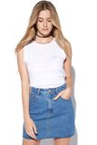 High Quality 100%Cotton Ladies A-Line Denim Skirt