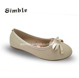 Girls Light PU Simple Ballerina Shoes with Soft Outsole