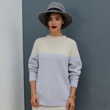 Ladies Fashion Long Style Pullover Sweater