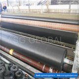 Wholesale 90GSM Black PP Woven Flat Fabric in Rolls