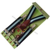 Lovely Kids 4 Clips Elastic Braces Suspender Leather Fittings