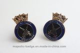 3D Navy Cuff Link Hz1001f016