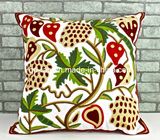 100% Cotton Embroidery Cushion Cover (QCK-1501)