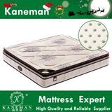 Thailand Latex Anti-Pressure Bonnell Spring Mattress with Pillow Top Linen Fabric