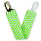 in Stock Personalized Baby Chevron Pacifier Clip