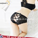 Black Sexy Open Backless Crossed String Erotic Briefs Sexy Transparent Ladies Underwear Panties