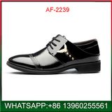 2018 Cheap Price Black PU Leather Shoes for Sales