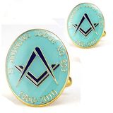 Customized Masonic Metal Hard Enamel Cuff Link