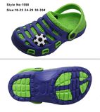 Two Color Children Boys EVA Sandals Clogs with Charm