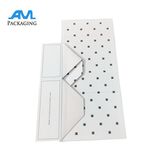 Matte Finish White Cardboard Magnet Closure Folding Baby Cloth Packaging Box