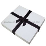 Black Stitching Edge Satin Ribbon for Box Packing