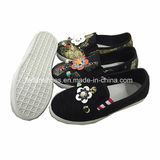 Children Canvas Shoes Injection Slip-on Casual Shoes Wholesale (ZL1219-3)