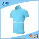 Modal Sublimation Sky Blue Polo T-Shirt