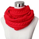 Lady Fashion Acrylic Knitted Infinity Scarf (YKY4373)