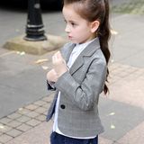 Custom School Uniform Girls Check Blazer