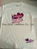 Custom Transfer Printed T-Shirts in 3D Flocks