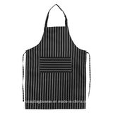 Cotton Black and White Stripe Apron