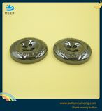 Custom Logo 4 Holes Metal Gunmetal Sewing Buttons