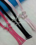 Fashion Multicolor Crystal Bra Rhinestone Elastic Shoulder Strap for Women