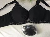 Latest Design Black Bra Set Lady Sexy Underwear