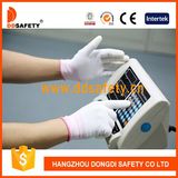 Ddsafety 2017 White PU Coated Nylon Work Glove