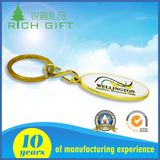 Fashion Oval Metal Keychain with Ten Years of Manufacturing Experience