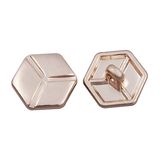 Rhombus Metal Button for Garment